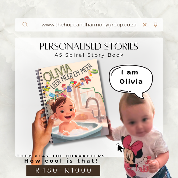 Personalized Stories for your family - A5 Spiral Book
